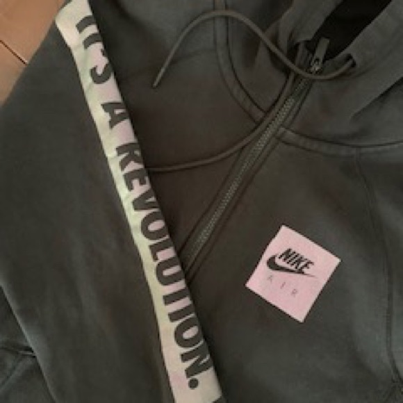 Nike Men Fleece Lined Hooded Track Jacket Sz M - Picture 4 of 6